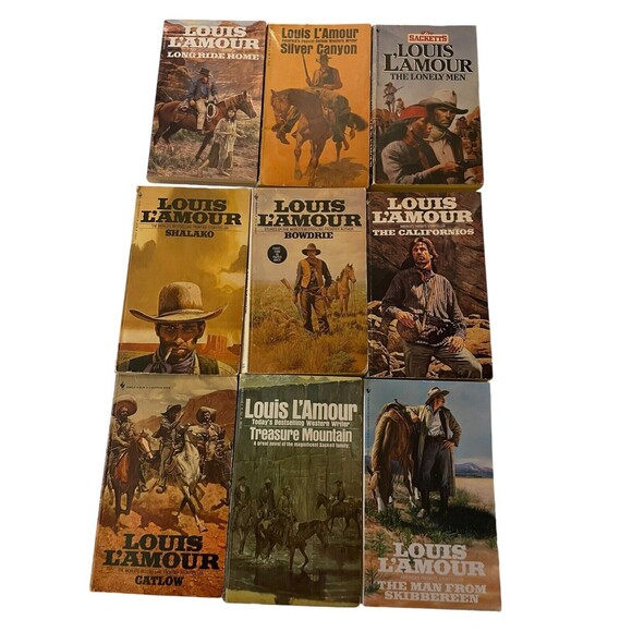 Louis L’Amour Paperback Book Lot Of 18 Books Vintage Westerns - Picture 4 of 5